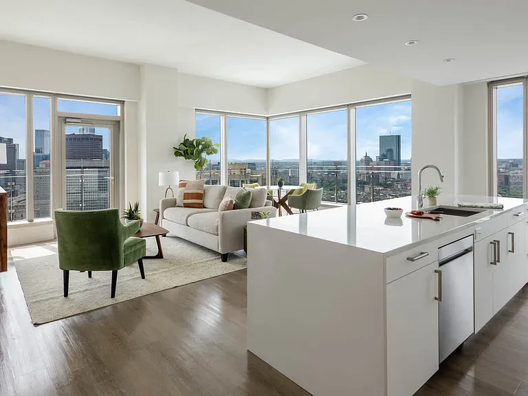 Living Room with Hard Surface Flooring