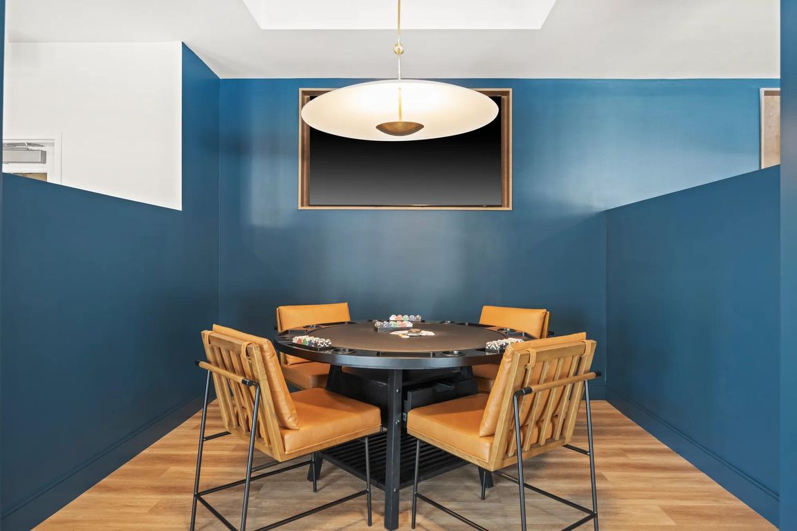 Entertain guests in the clubroom at Modera Newton.