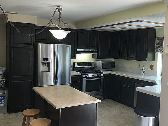 All stainless steel kitchen