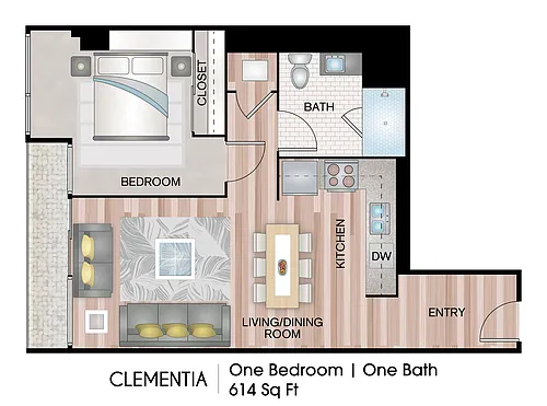 Floor plan Clementia