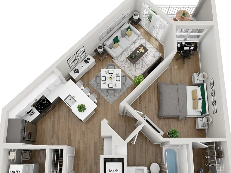 2A4 - Phase 2 Modern floor plan The Boulevard (SC)