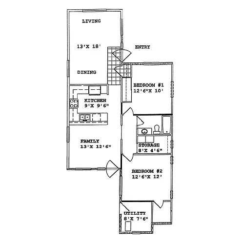 Floor plan MCAS On Base E1-E5