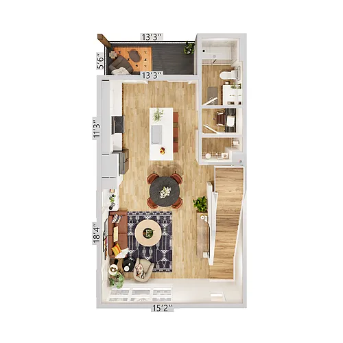 Floor plan Ascent 3 x 3 B