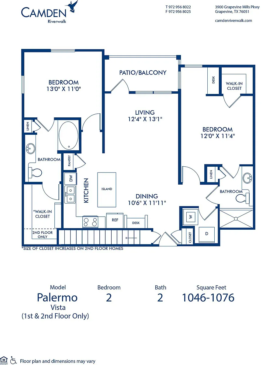 Floor plan Palermo Vista