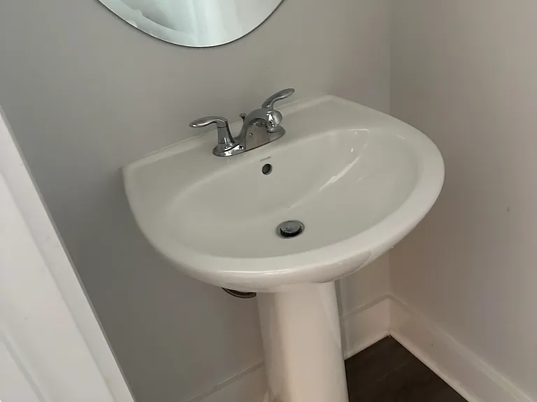half bathroom downstairs