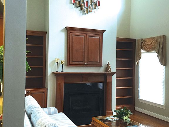 Vaulted ceiling den