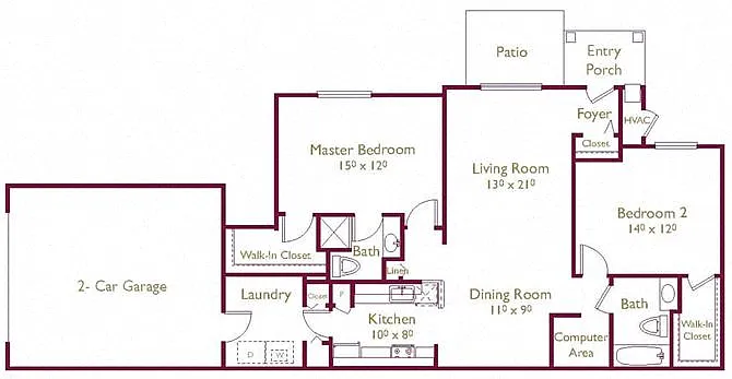 Floor plan Amherst