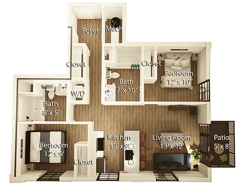 Floor plan Sullivant