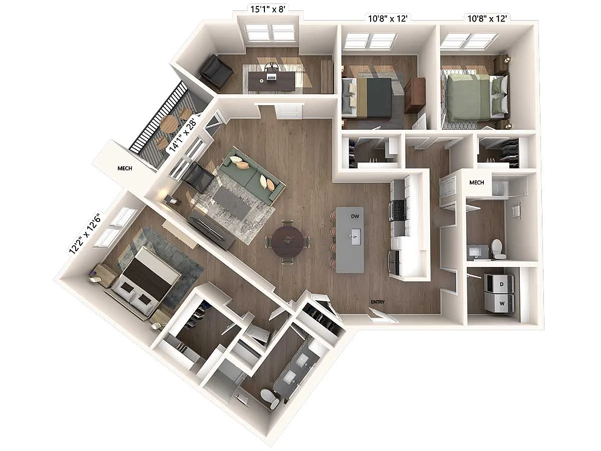 Floor plan C8-D-Upgrade