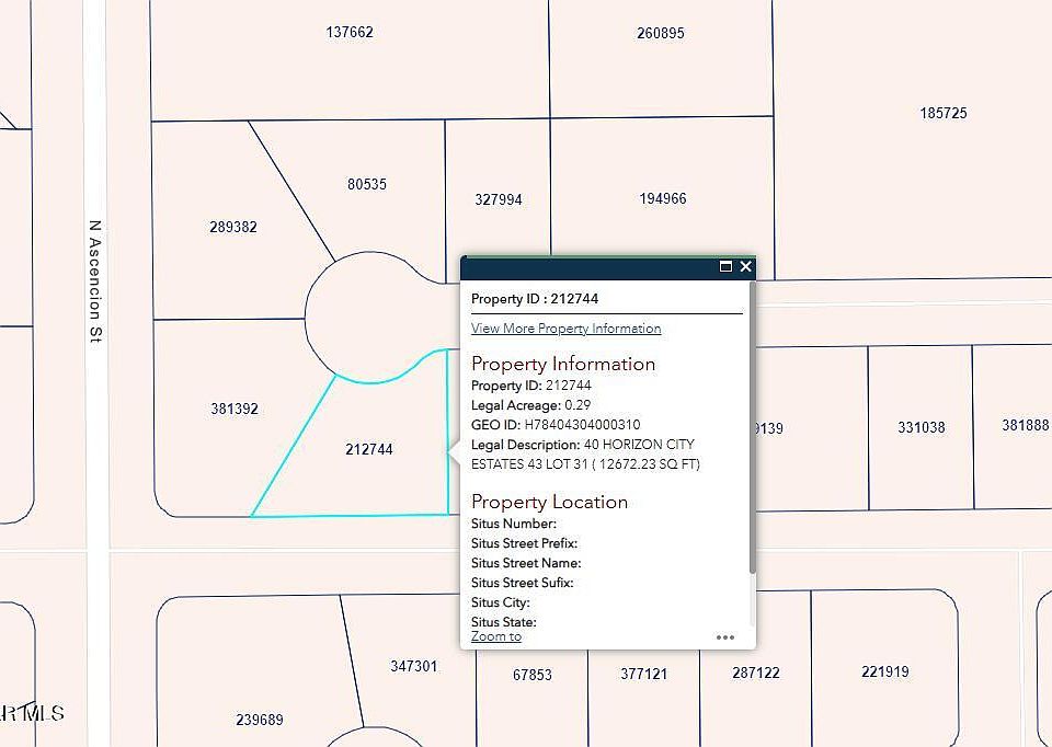 1st image of Pn 212744 40 Horizon City Ests Lot 31
