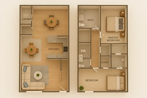 Floor plan 2X25