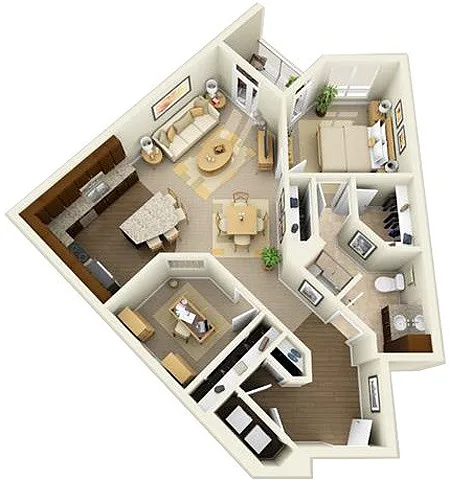 Floor plan Anthracite