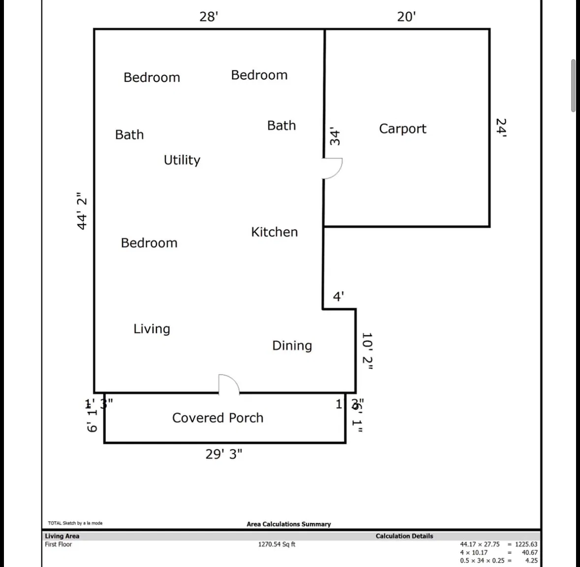 3 bed, 1271 sqft, $1,800 — Photo 3