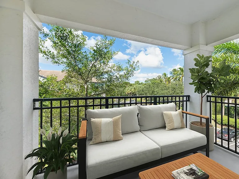 Private balcony