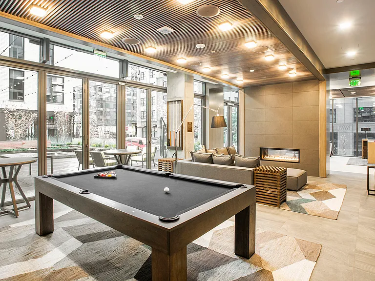Block 17 Apartments Common Area Pool Table