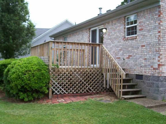 Deck at Rear