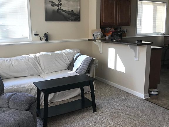 Living area is open to the kitchen.