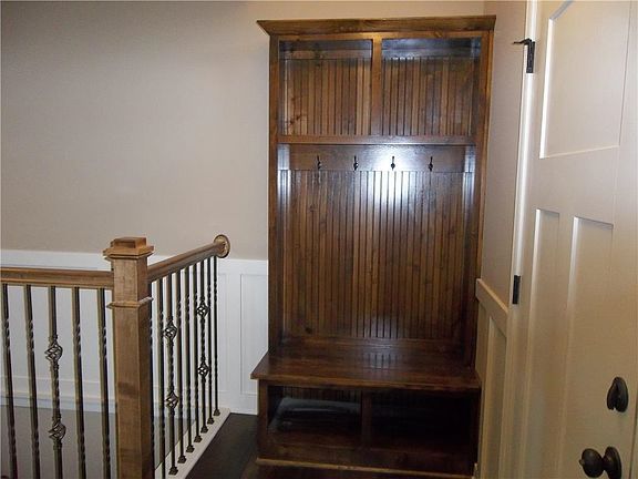 Cubby near the front door for convenience.