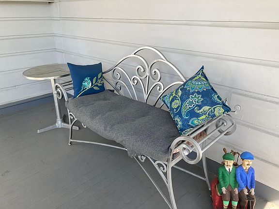 Front porch rest area