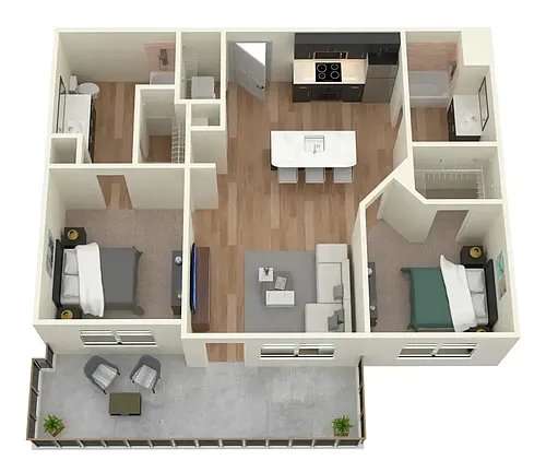 Floor plan B2
