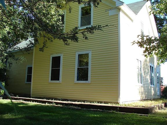 North side of house