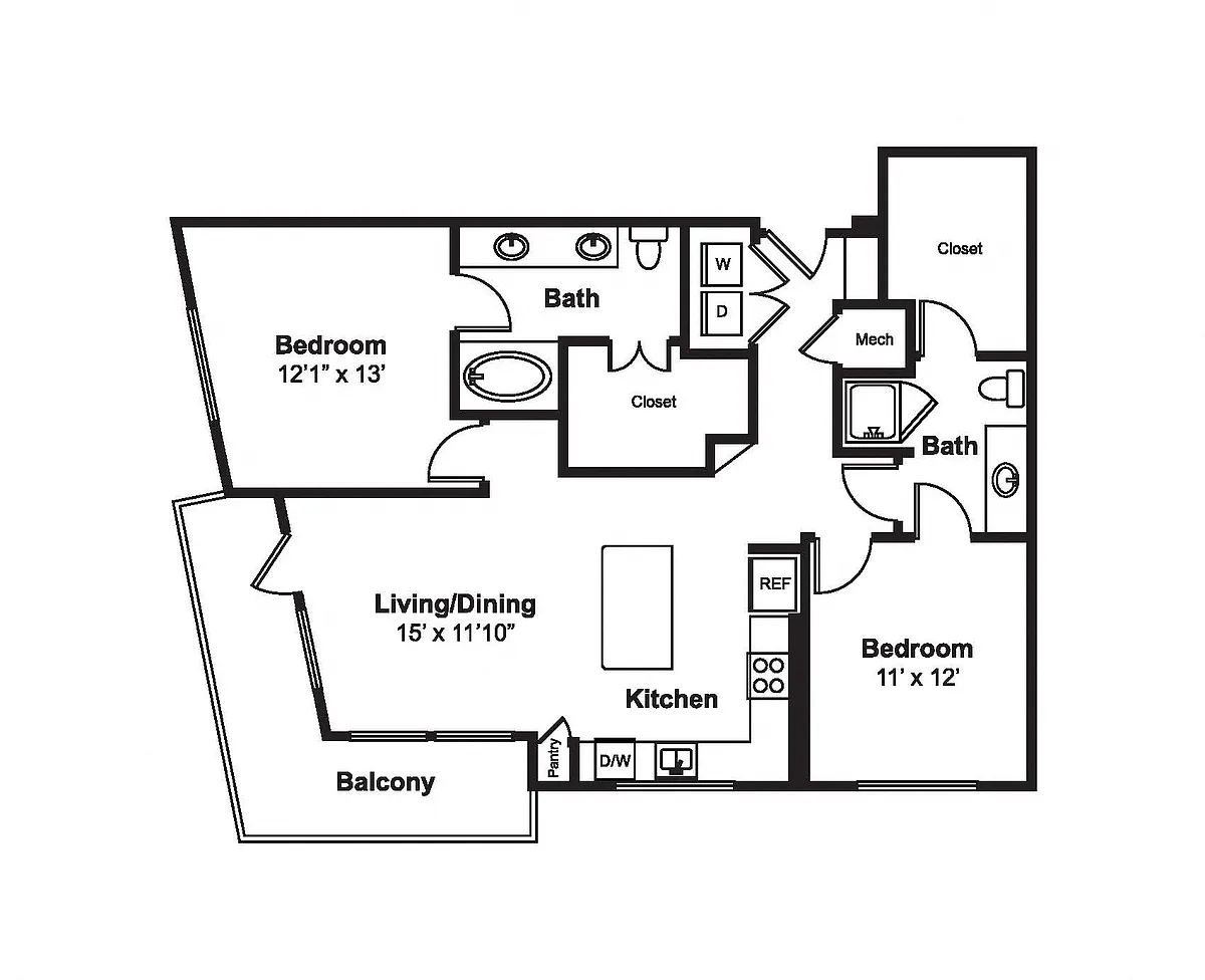 Floor plan B1