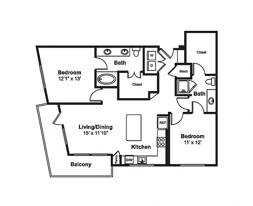 Floor plan B1