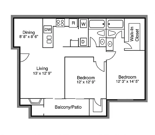 Floor plan D