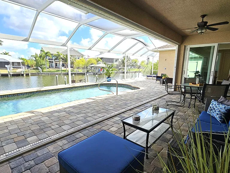 Heated salt water pool