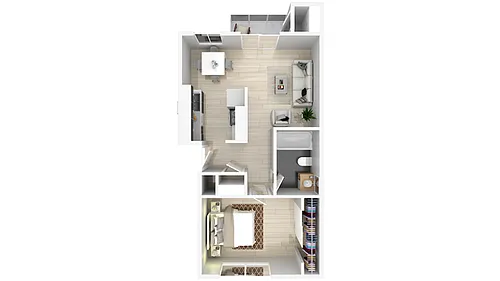 Floor plan 1 X 1