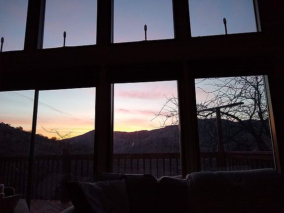 Living room sunrise