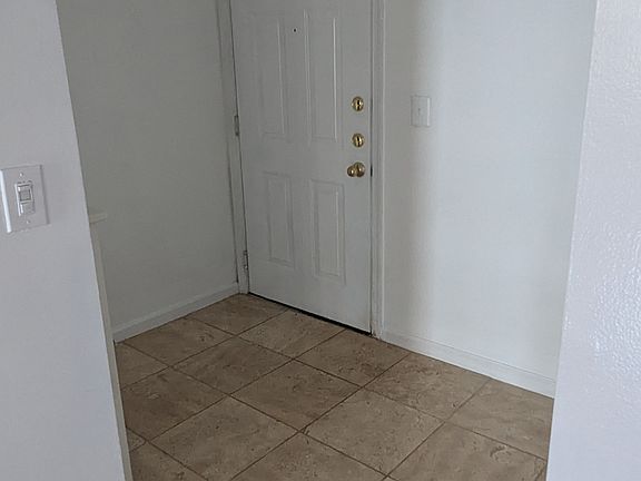 Foyer includes built-in shoe rack