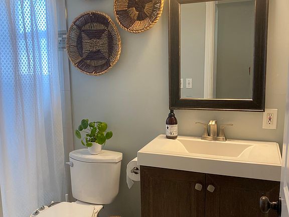 Upstairs Bathroom with bathtub