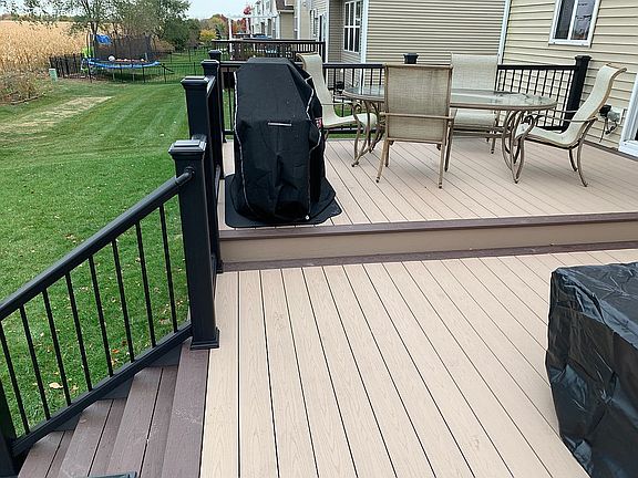 Day view of deck