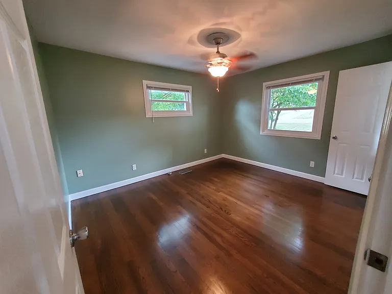 Master bedroom from doorway