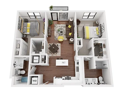 Floor plan B6