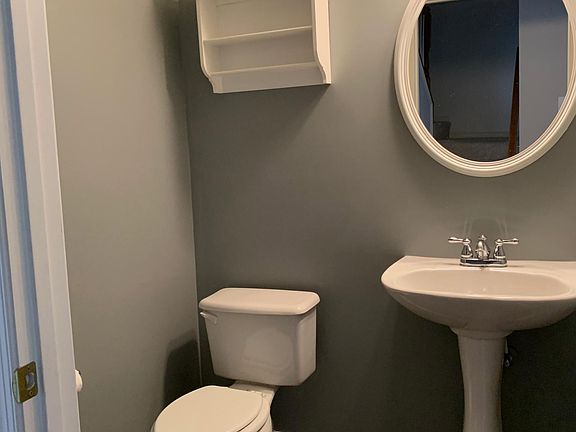 First floor half bath