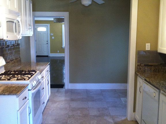 View from laundry room