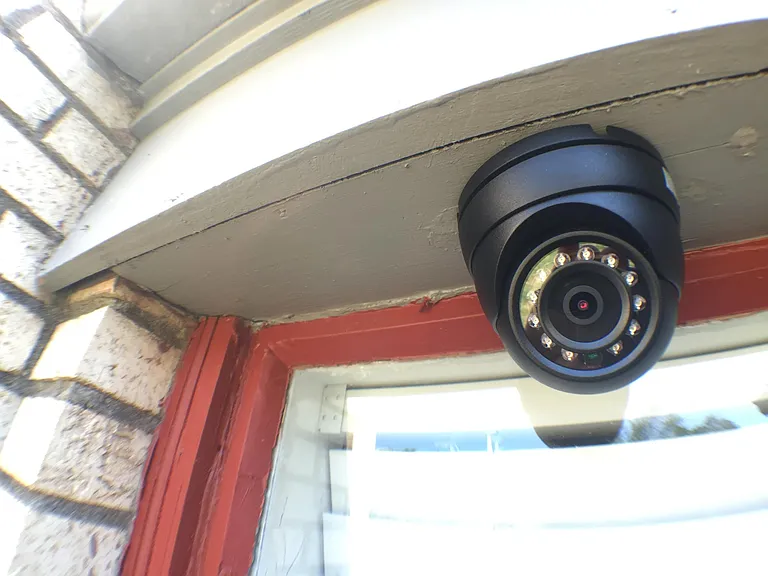 Full Coverage multi-camera exterior surveillance.