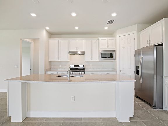 Large kitchen island