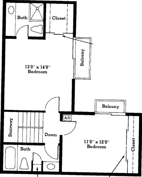 2 bed, 2.5 bath, 1285 sqft, $1,950 — Photo 3