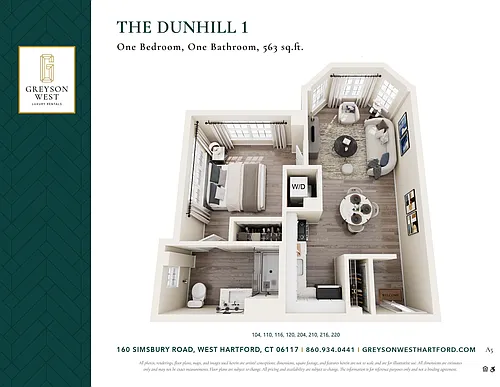Floor plan Dunhill