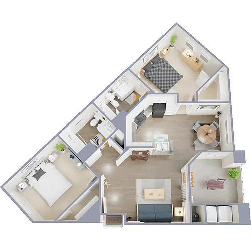 Floor plan Plan Five