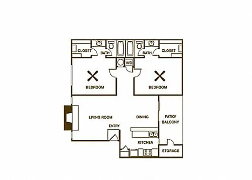 Floor plan 2B