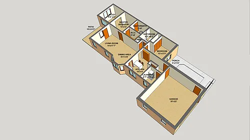 Floor plan Pine Grove Deluxe