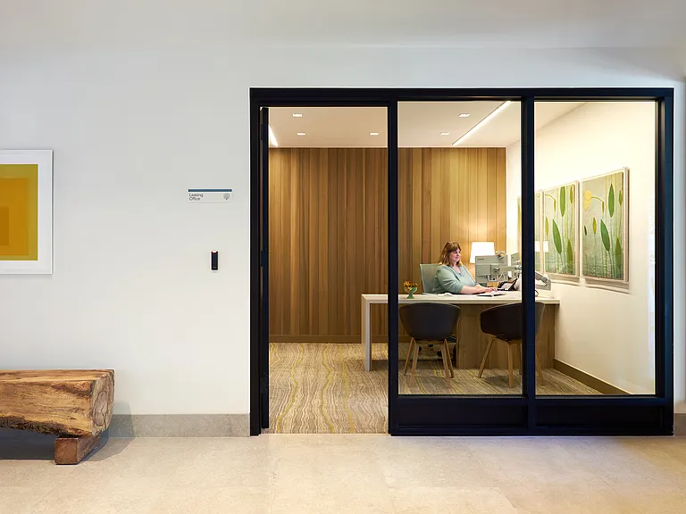 The leasing office