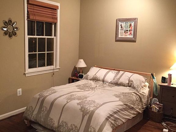 half of bedroom