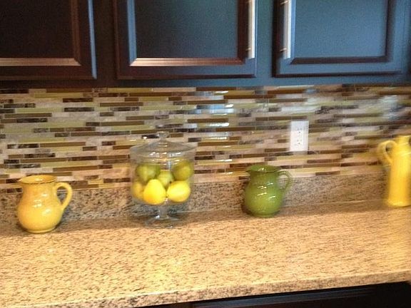 Granite and back splash 
