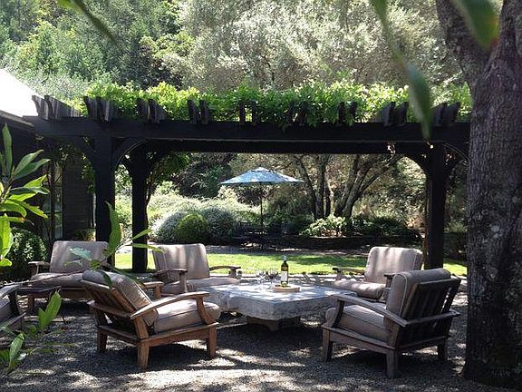LOUNGING UNDER THE OAKS