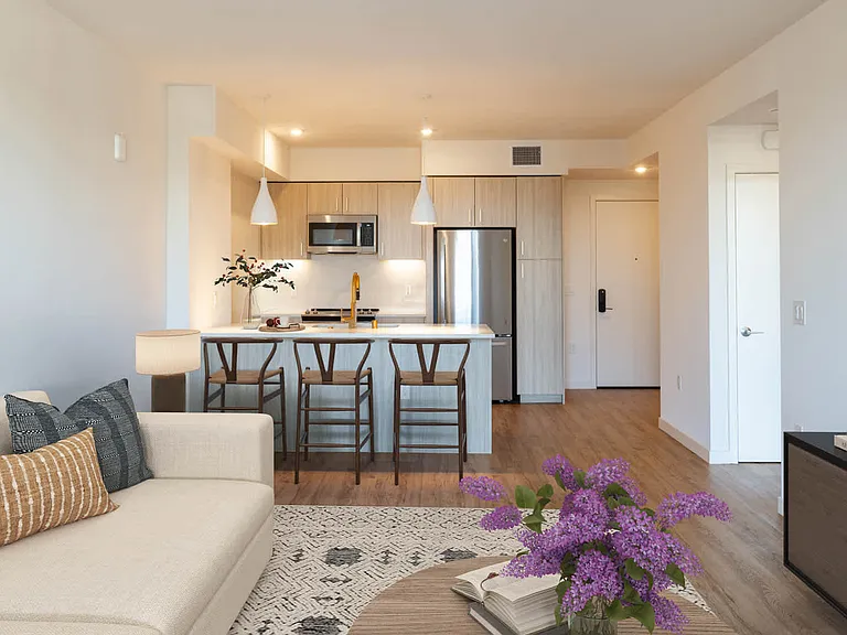 Living Room with Hard Surface Flooring